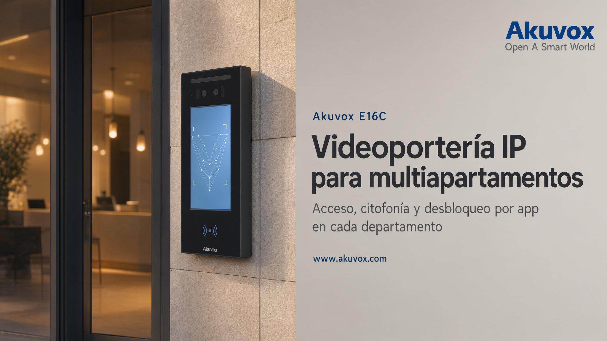 Videoportería IP para multiapartamentos