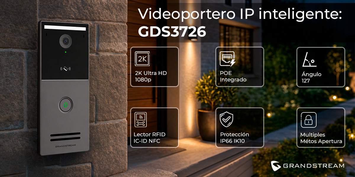 videoportero IP inteligente GDS3726